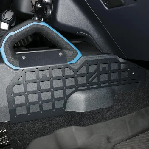 Vista 7 de Molle Panel para Ford Bronco 2021 2022 2023 2024 2025 2/4 puertas Accesorios interiores de 2/4 puertas, almacenamiento de consola central
