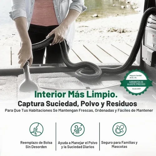 Vista 4 de Crucial Vacuum 3 bolsas de vacío de repuesto, compatibles con Honda Parte # 2940380, 84909-TK8-A01, compatible con Honda Odyssey H80916
