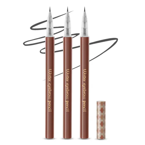 Vista 13 de Boobeen 3 bolígrafos líquidos para cejas, punta de precisión de 0.000 in, lápiz de relleno de cejas que crea maquillaje natural de cejas de larga