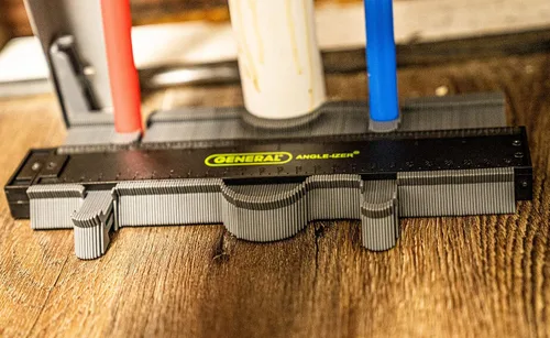 Vista 8 de General Tools Medidor de Contorno 833 - Buscador de Ángulo de 10" Herramienta para Mejoras del Hogar - Gadgets para Hombres