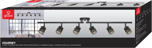 Vista 2 de Globe Electric 59087 Kearney Canopy, bronce frotado con aceite, 59086, 120.0 volts