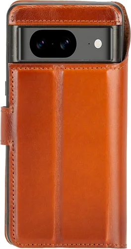 Vista 5 de BLACKBROOK Juego de funda y cartera magnética desmontable 2 en 1 para iPhone 13 Pro Max, cartera desmontable de cuero de grano completo Carter