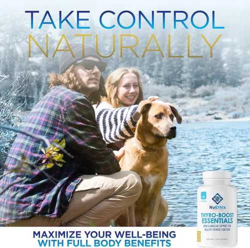 Vista 6 de NuEthix Formulations Paquete de suplemento de apoyo para cortisol y tiroides: suplemento Cort-Eaze Cortisol Control Supplement, 60 cápsulas, 30