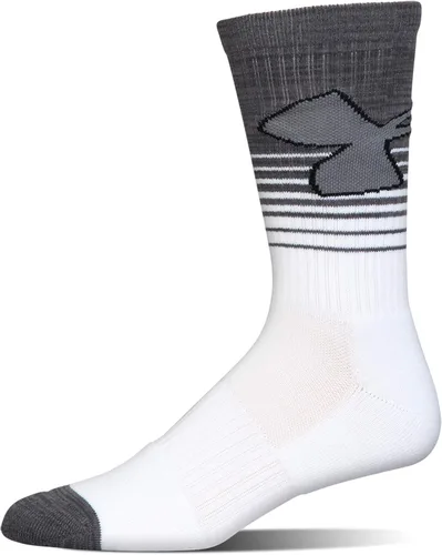 Vista 4 de Under Armour Youth Phenom Logo Crew Calcetines 3 pares