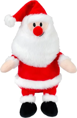 Vista 3 de Giftable World Juguete de peluche navideño para mascotas, divertido para diseños navideños con juguete masticable para perros