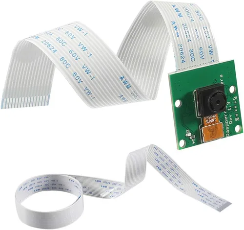 Vista 9 de Aokin para módulo de cámara Raspberry Pi, 5MP 1080P con sensor OV5647 módulo de cámara de video para Raspberry Pi A/B/B+/2/3/3B+/4 con cable