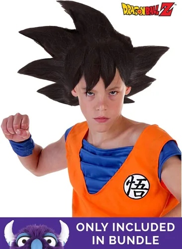 Vista 4 de Disfraz de Goku para niños disfraz de Dragon Ball Z Naranja azul
