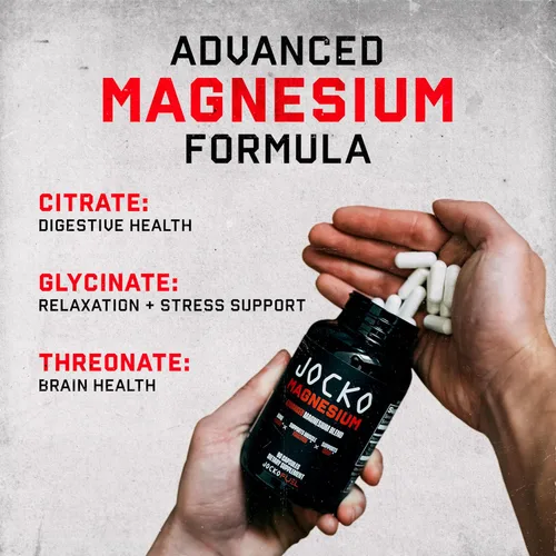 Vista 5 de Jocko Fuel Paquete de 2 suplementos - Magnesio Jocko + aceite de pescado Jocko