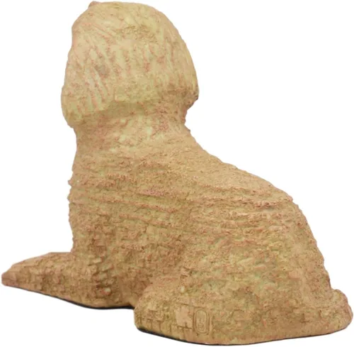 Vista 3 de Gifts & Decor Ebros - Estatua egipcia de la esfinge de andrósphinx de 6.75 pulgadas de largo en acabado arena, escultura de la ruina del desierto