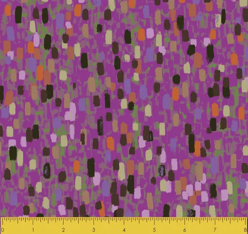Vista 4 de Stitch & Sparkle Impresionismo Moment Collection, Crocus, 44 pulgadas