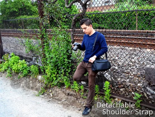 Vista 8 de Grande Digital Cámara/Video Bolsa/Funda de transporte acolchada para Nikon D750, D810, D5500, D750, D700, D3000, D3100, D3200, D3300, D5000 Cámara &