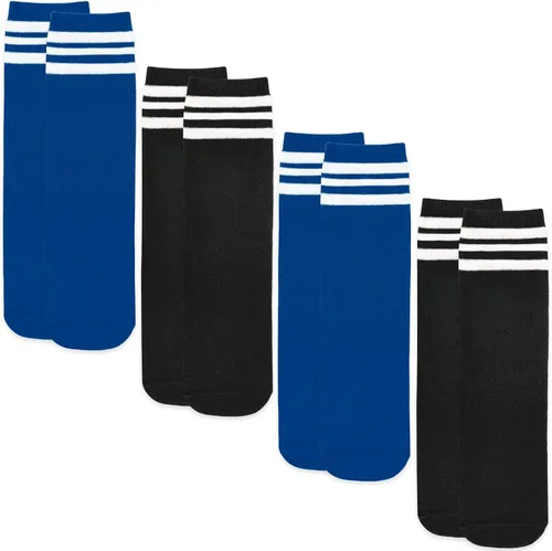 Vista 6 de 4 pares de calcetines de fútbol para niños pequeños, calcetines de fútbol para niñas y niños, calcetines de béisbol para niños pequeños, calcetines