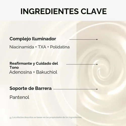 Vista 7 de DOMINAS Crema correctora de manchas oscuras Fórmula avanzada con niacinamida, TXA, hexilresorcinol y bakuchiol para reducir visiblemente