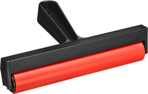 Vista 6 de PATIKIL Rodillo de goma de 6 pulgadas, herramientas de rodillo de goma dura antideslizante para papel tapiz, manualidades, impresión, tinta