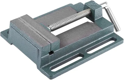 Vista 7 de Tornillo de prensa de taladro, 4 "de hierro fundido resistente tamaño de apertura de fresado soporte de banco abrazadera de carpintería máquina