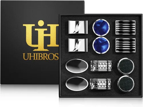 Vista 2 de Gemelos para hombres, camisa de esmoquin de acero inoxidable 316L, accesorios únicos de negocios, novio, boda, negro, plata, oro, joyería para hijo
