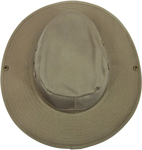 Vista 2 de Sombrero de protección solar de verano con ala ancha para safari al aire libre con solapa ancha para orejas y cuello