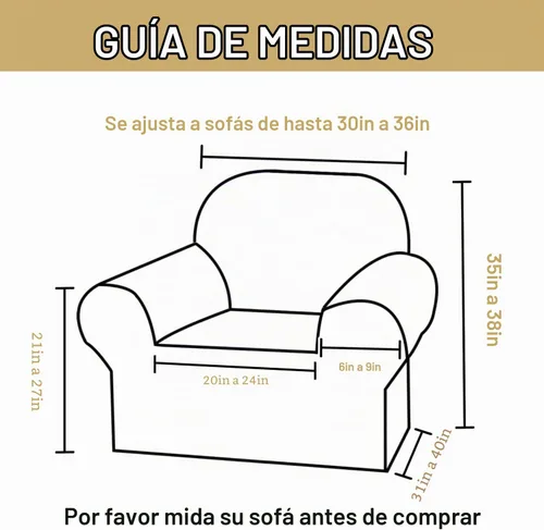 Vista 2 de H.VERSAILTEX - Funda elástica para sofá de jacquard con protector de muebles impermeable de 1 pieza, fundas para sofá elásticas con parte inferior