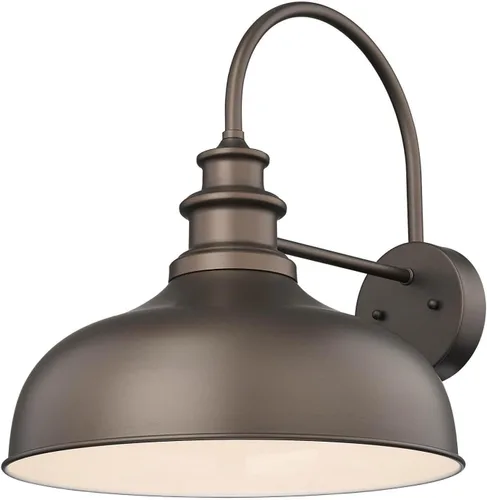 Vista 10 de Bestshared Lámpara de granero de granja de 14 pulgadas, aplique de pared para exteriores, lámpara de montaje en pared exterior, accesorio