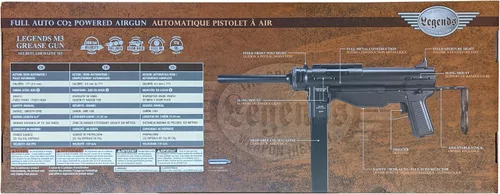 Vista 10 de Umarex Legends M3 Grease Gun Rifle de Aire de Perdigones Calibre .177