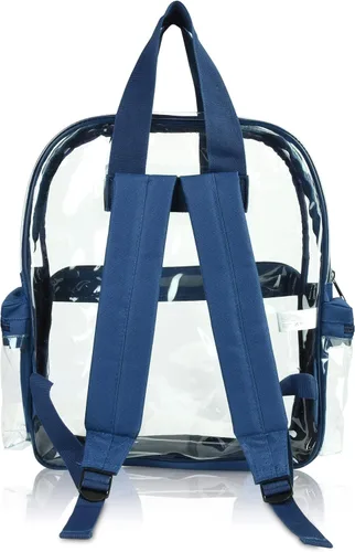 Vista 41 de DALIX Bolsas de mochila transparentes de plástico liso dorado