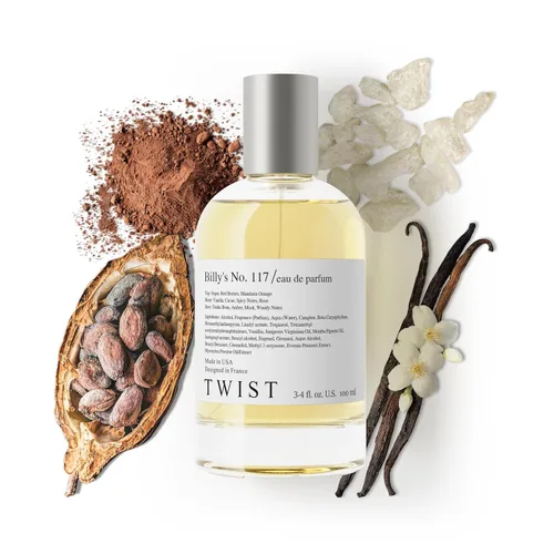 Vista 39 de Twist - Addicted No. 3 - Eau De Parfum inspirado en Y. Black Opium, Perfume de larga duración para mujer, Ámbar y Vainilla, Vegano, Ingredientes