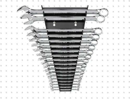 Vista 6 de TEKTON Organizador de llaves combinadas de 19 herramientas (negro) ORG29119 Fabricado en Estados Unidos