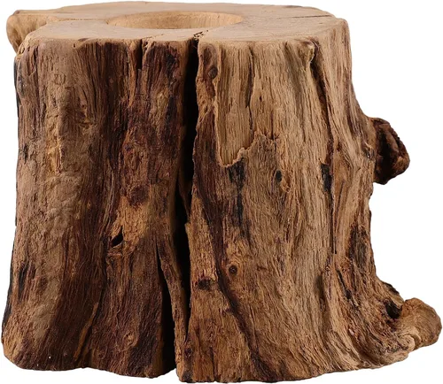 Vista 8 de VOSAREA Bola de cristal Base de madera Tocón de árbol Luz LED Luces de escritorio para oficina Soporte de mesa Soporte de mesa Soporte de bola