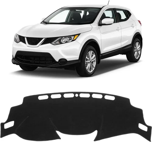 Vista 32 de KUST Funda negra para salpicadero compatible con Tesla Modelo Y Modelo 3 2017-2023, accesorios para el modelo Y Modelo 3, tapete antideslizante