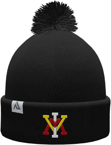 Vista 28 de NCAA Prime - Gorro de punto de invierno con pompón plegable