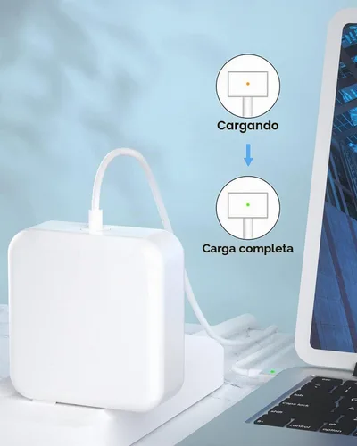 Vista 2 de NSPENCM Cargador Mac Book Pro de 45 W, adaptador de corriente de conector de CA de 45 W 2T de 2 puntas, cargador para laptop compatible con Mac Book