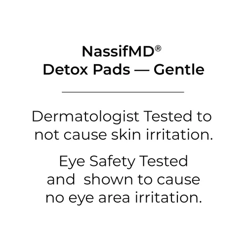 Vista 3 de NassifMD Almohadillas de desintoxicación suaves, complejo de ácido frutal creado por cirujanos para pieles sensibles, ilumina, exfolia y reduce