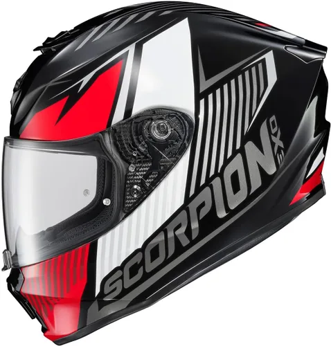 Vista 13 de ScorpionEXO R330 - Casco de motocicleta de cara completa con Pinlock Ready Shield Bluetooth con bolsillos para altavoces DOT ECE aprobado Bendr