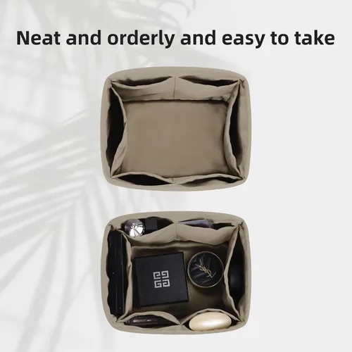 Vista 5 de DGAZ Organizador de bolsos suave y sedoso, seda, bolso de lujo en moldeadores de bolsas, mujer, se adapta a picotina 1822 bolsas