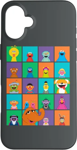 Vista 13 de Funda para iPhone 16 Sesame Street Character Squares