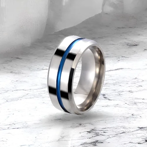 Vista 4 de Inscool Stainless Steel Decorative Rings for Men and Women
