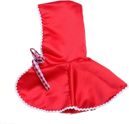 Vista 7 de Disfraz de capucha roja para bebé para Halloween fiesta de Navidad vestido de sol capa con capucha conjunto de 2 piezas Rojo