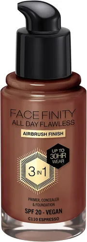 Vista 20 de Max Factor Facefinity - Base de maquillaje 3 en 1 All Day Flawless SPF 20#092 Canela, 7.05 onzas