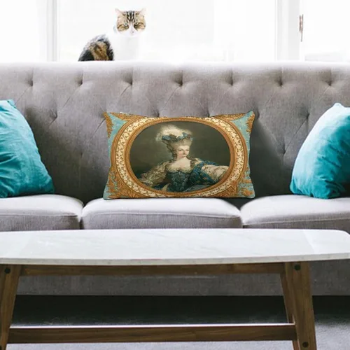 Vista 8 de Funda de almohada cuadrada y acogedora para decoración del hogar, para sala de estar, sofá, coche, 12 x 20 pulgadas