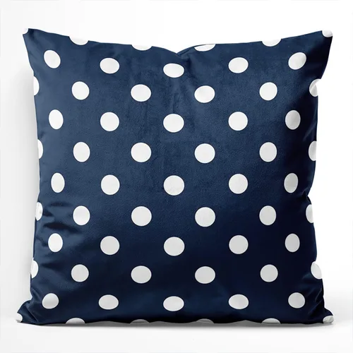 Vista 10 de Funda de almohada rectangular de felpa con diseño de lunares blancos y negros, con cremallera, un lado, impreso, 12 x 16 pulgadas, funda de cojín
