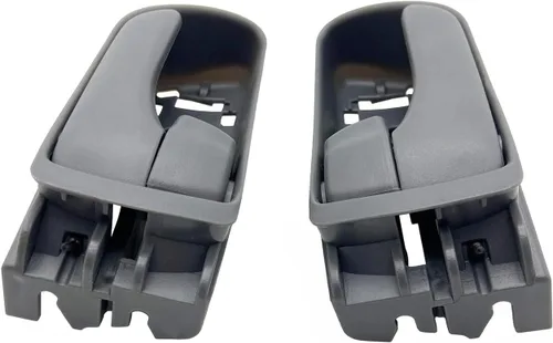 Vista 5 de Cheriezing Tirador de puerta interior gris compatible con Sienna 2004-2010 mango interior repuesto # 69206-AE010 FL, 69205-AE010 FR Juego de 2