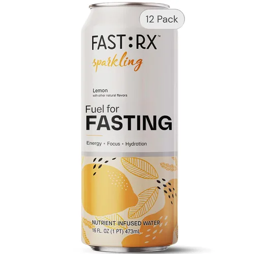 Vista 10 de FAST:RX Bebida de electrolitos en ayunas, hidratación sin azúcar, cero calorías, con vitaminas y minerales, ayuno intermitente y ceto, arándanos