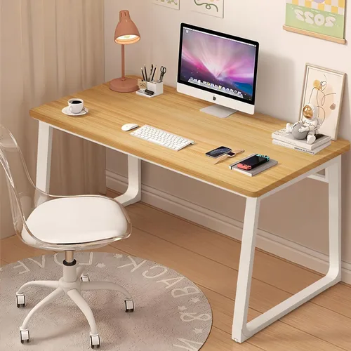 Vista 14 de Escritorio de Computadora de Estilo Moderno Simple para Oficina en Casa, Mesa de Escritura Pequeña de 47.2 Pulgadas para Escritorio o Dormitorio