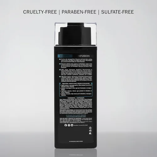 Vista 7 de TRUSS Infusion Hair Shampoo - Champú limpiador para reparación, hidratación y protección del cabello seco - Fórmula 100% vegana, segura