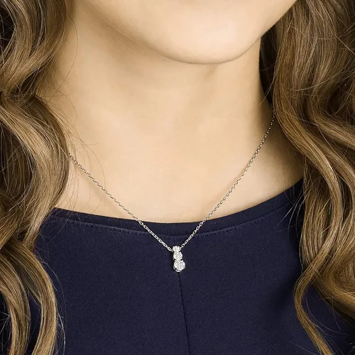 Vista 5 de Swarovski Atract Trilogy - Colección de joyas de collar y aretes de cristal cristal