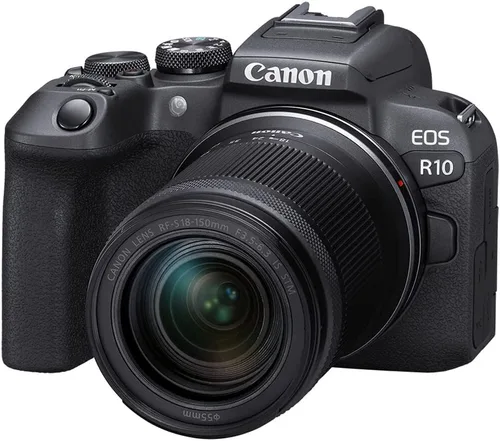 Vista 2 de Canon Cámara sin espejo EOS R10 con lente de 0.709-5.906 in (5331C016) + monitor 4K + VideoMic Rode + tarjeta SD TOUGH Sony de 64 GB + kit de filtro