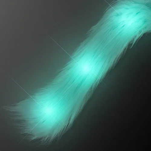 Vista 2 de Aqua Glam - Boa de piel sintética LED con luz Agua