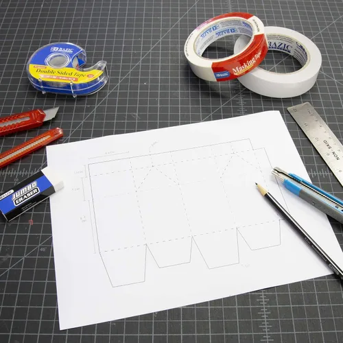 Vista 7 de BAZIC - Cinta adhesiva de uso general de 0.71 x 2160 pulgadas (60 yardas) tears by hand and writes on for painting and labeling