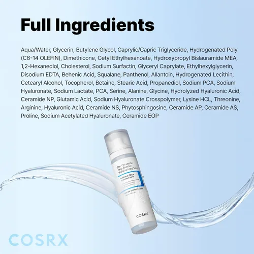 Vista 8 de COSRX Barrier Cream Face Mist - Tónico lechoso con ceramida y ácido hialurónico, spray facial hidratante y calmante para todo tipo de piel, 4.06