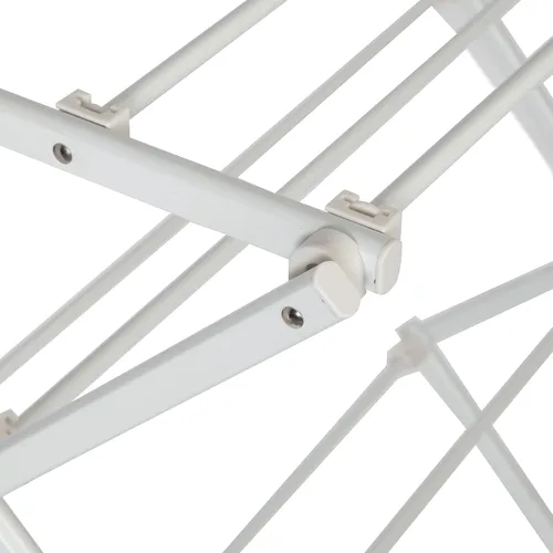 Vista 3 de Honey-Can-Do Estante de secado de ropa plegable, estante de ropa portátil, ahorro de espacio y fácil de almacenar, secadora de ropa resistente